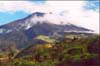           Aktivní sopka Tungurahua nedaleko městečka Baňos, NP Sangay