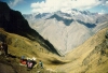 Horské údolí v Andách, dva dny od Machu Picchu